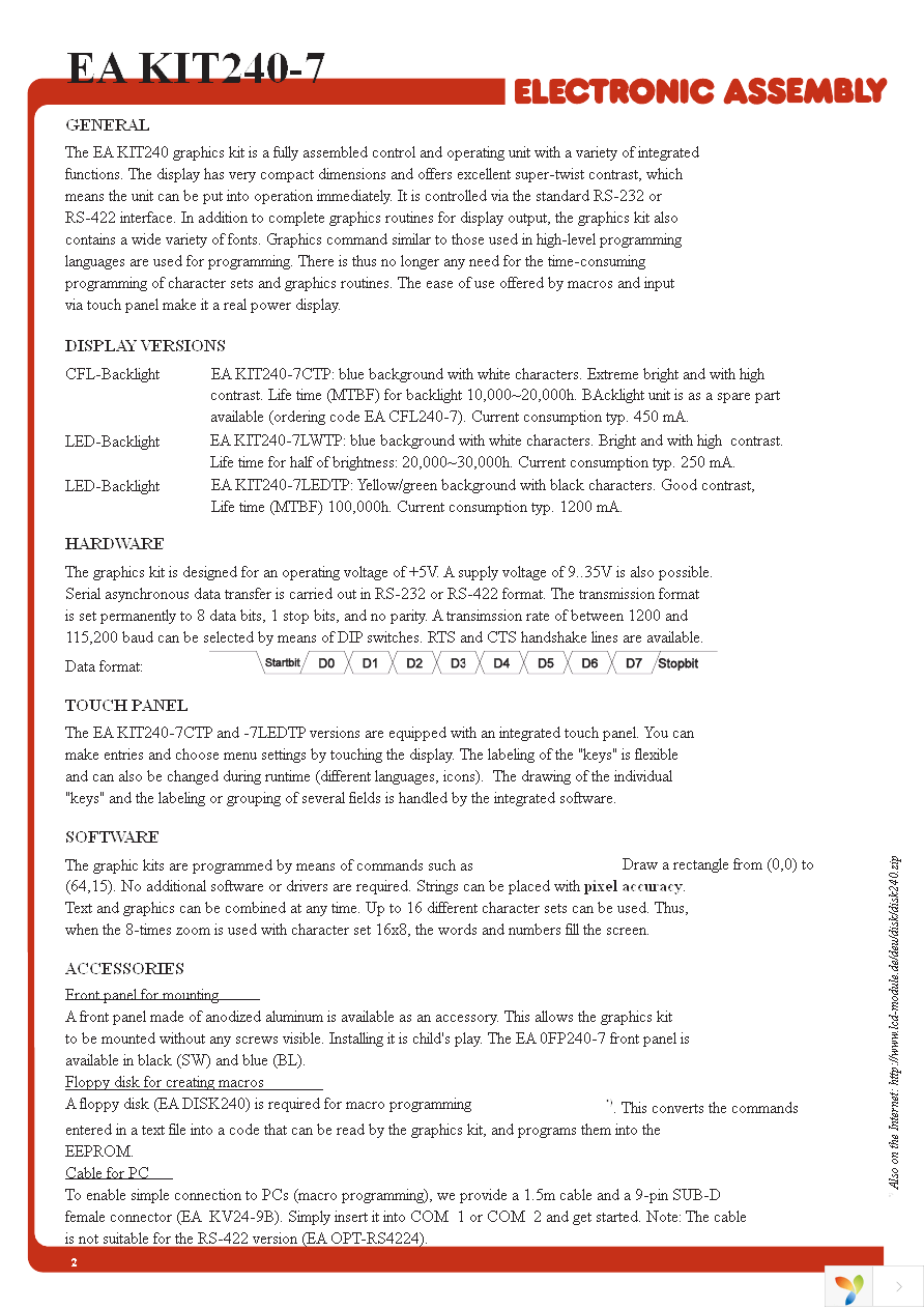 EA KIT240-7LWTP Page 2